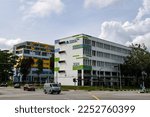 Small photo of SINGAPORE - 20 JAN 2023: The Kampong Ubi Industrial Estate is a factory-type property with a 30-year tenure from 1994. It is managed by the JTC (Jurong Town Corporation).