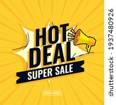 hot deal super sale abstract... | Shutterstock .eps vector #1937480926