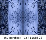 blue color pop art. victorian... | Shutterstock . vector #1641168523