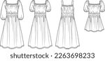 vector maxi bohemian dress...