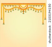 toran indian traditional... | Shutterstock .eps vector #2103194150