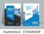 corporate book cover design... | Shutterstock .eps vector #1724660269