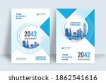 corporate book cover design... | Shutterstock .eps vector #1862541616