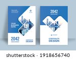 corporate book cover design... | Shutterstock .eps vector #1918656740