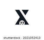 X77  77x Initial Letter Logo