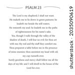 Psalm 23 Bible Verse Poster...