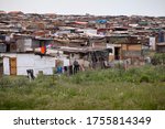 While segregation is no longer the law, many black South Africans live in shantytown townships made of corrugated metal and cardboard.