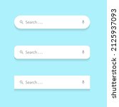 search bar icon vector... | Shutterstock .eps vector #2125937093