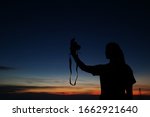 silhouette photos while waiting ... | Shutterstock . vector #1662921640