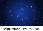 night starry sky with bright... | Shutterstock .eps vector #1912923706