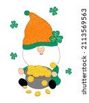 happy patrick's day with cute... | Shutterstock .eps vector #2113569563