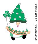 happy patrick's day with cute... | Shutterstock .eps vector #2113569566