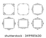 vintage frames | Shutterstock . vector #349985630