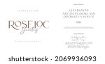 abstract fashion font alphabet. ... | Shutterstock .eps vector #2069936093