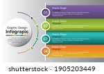 infographic template with... | Shutterstock .eps vector #1905203449