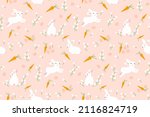 Bunny Pattern. Cute Easter...