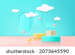 background 3d rendering with... | Shutterstock .eps vector #2073645590