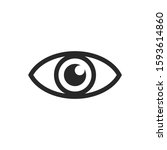 eye icon vector symbol logo... | Shutterstock .eps vector #1593614860