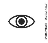 eye icon vector symbol logo... | Shutterstock .eps vector #1593614869