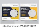 marketing agency social media... | Shutterstock .eps vector #2144092889