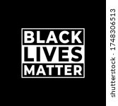 Black Lives Matter Modern Logo  ...