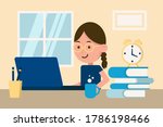 children online education ... | Shutterstock .eps vector #1786198466