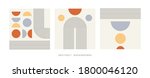 set of three vector abstract... | Shutterstock .eps vector #1800046120