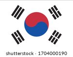 South Korea flag country national oriental