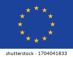 european union flag europe... | Shutterstock .eps vector #1704041833