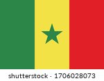 senegal flag vector country... | Shutterstock .eps vector #1706028073