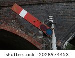 Uk Railway Signal Post  Old...