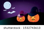happy halloween banner  poster... | Shutterstock .eps vector #1532743613