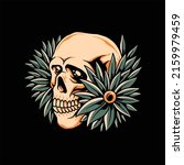 skull tattoo illustration... | Shutterstock .eps vector #2159979459