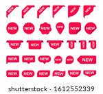 big set with stickers for new... | Shutterstock .eps vector #1612552339