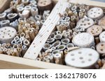 Closeup Of An Insect Hotel Made ...