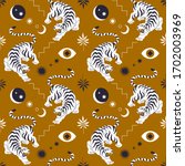 seamless pattern with chinese... | Shutterstock .eps vector #1702003969