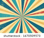 retro burst background. vintage ... | Shutterstock .eps vector #1670509573