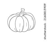 halloween pumpkin with place... | Shutterstock .eps vector #2160815909