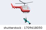 Helicopter Rescue Vector Civil...