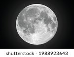 realistic vector moon. dark... | Shutterstock .eps vector #1988923643