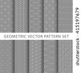 geometric gray vector pattern... | Shutterstock .eps vector #415197679