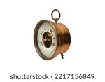 Small photo of Vintage table barometer copper body