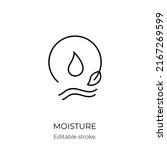 moisture and nutrition icon for ...