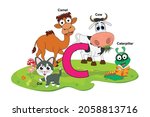 Cute Animal Name With Alphabet...