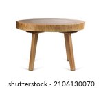 Handmade table made of natural...