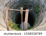 A Deep Irrigation Well With A...