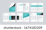 template layout design with... | Shutterstock .eps vector #1674182209