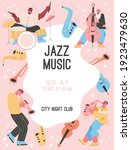 vector poster of jazz music at... | Shutterstock .eps vector #1923479630