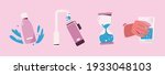 drink more water symbols set.... | Shutterstock .eps vector #1933048103
