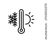 weather temperature thermometer ... | Shutterstock .eps vector #1910031070